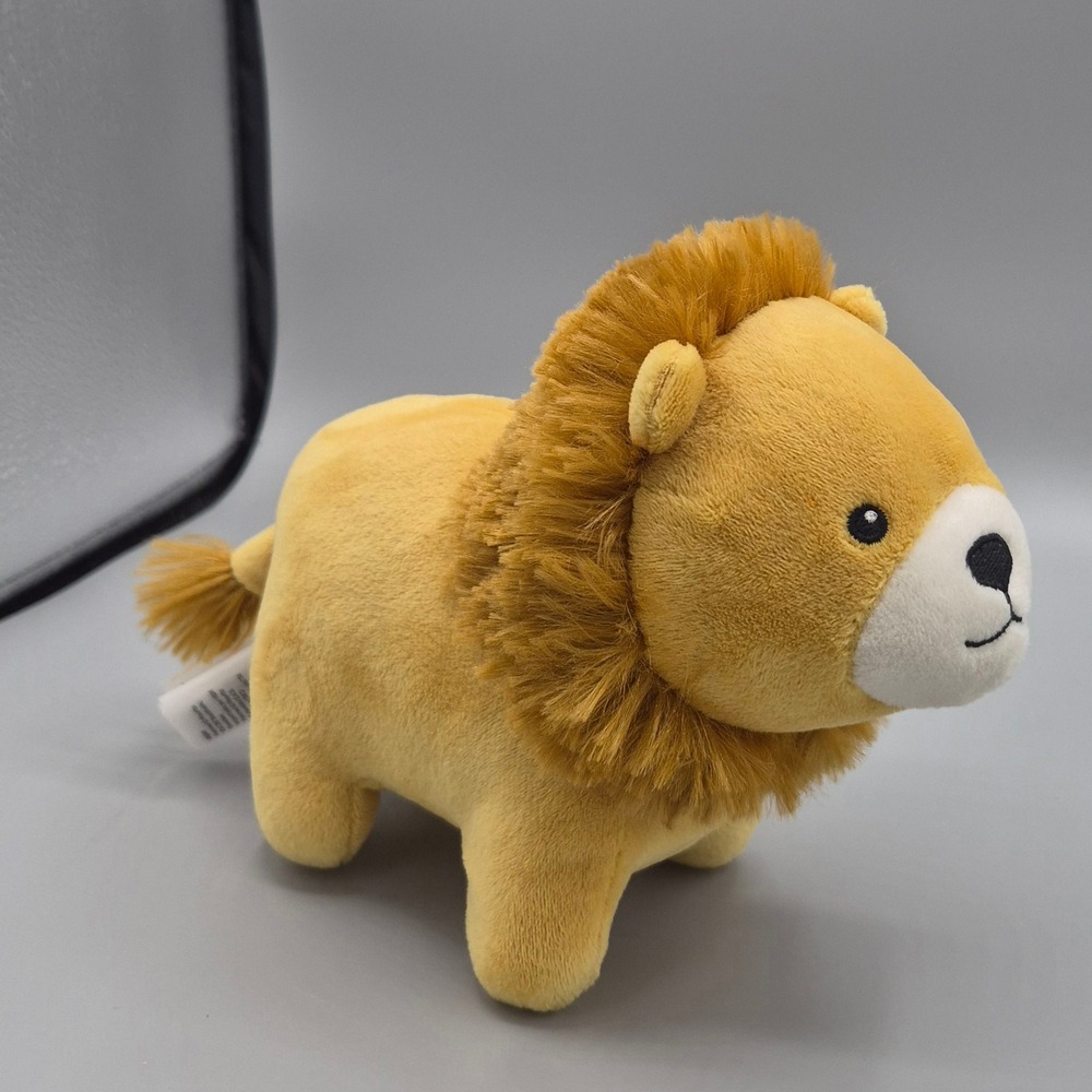HM Home Kids Lion Plush Stuffed Animal Yellow Safari Jungle Nursery Toy 09978097
